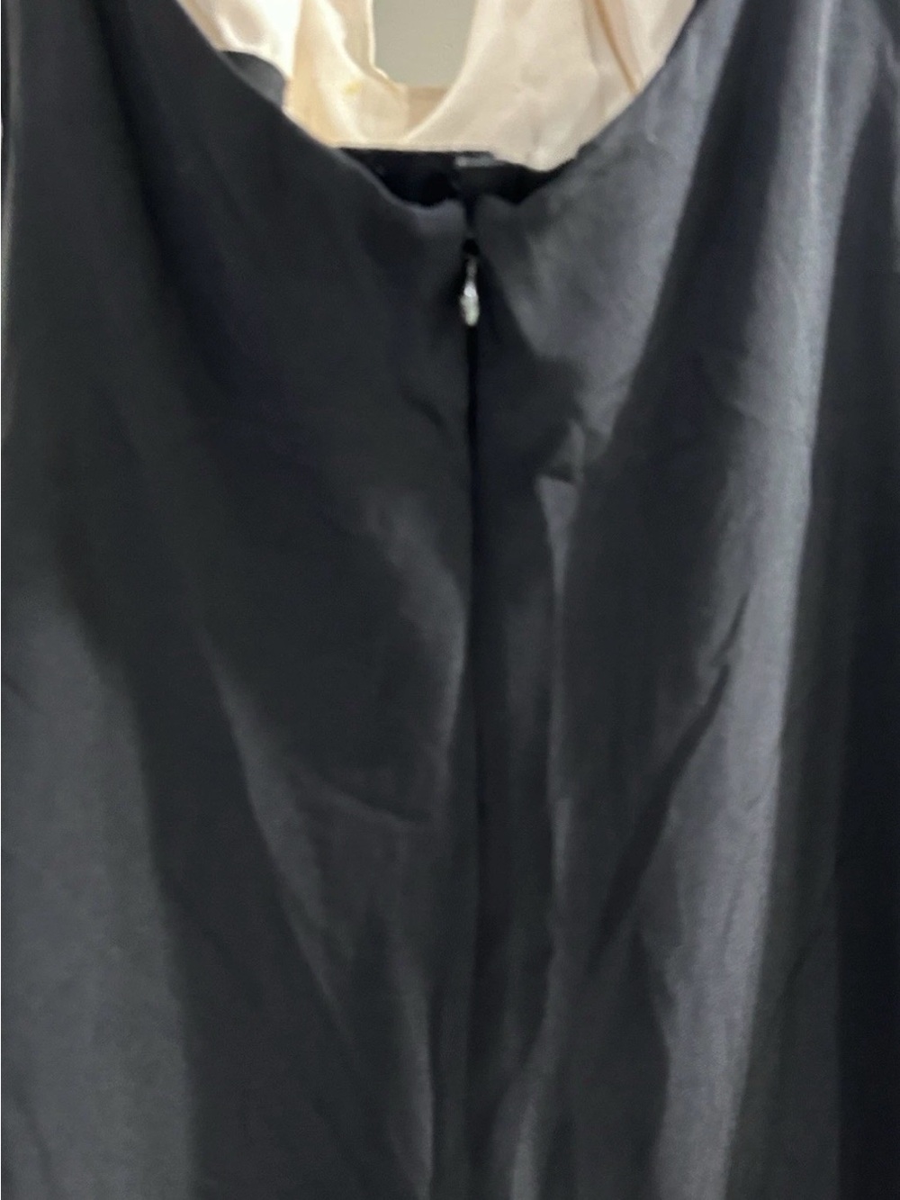 Vintage Betsey Johnson Black Label 100% Silk Halter Dress Pleated Sailor PinUp 6 - Picture 4 of 13